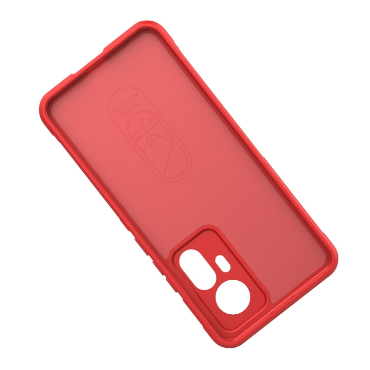 For Xiaomi Redmi K50 Ultra / Xiaomi 12T Magic Shield TPU + Flannel Phone Case(Dark Grey)