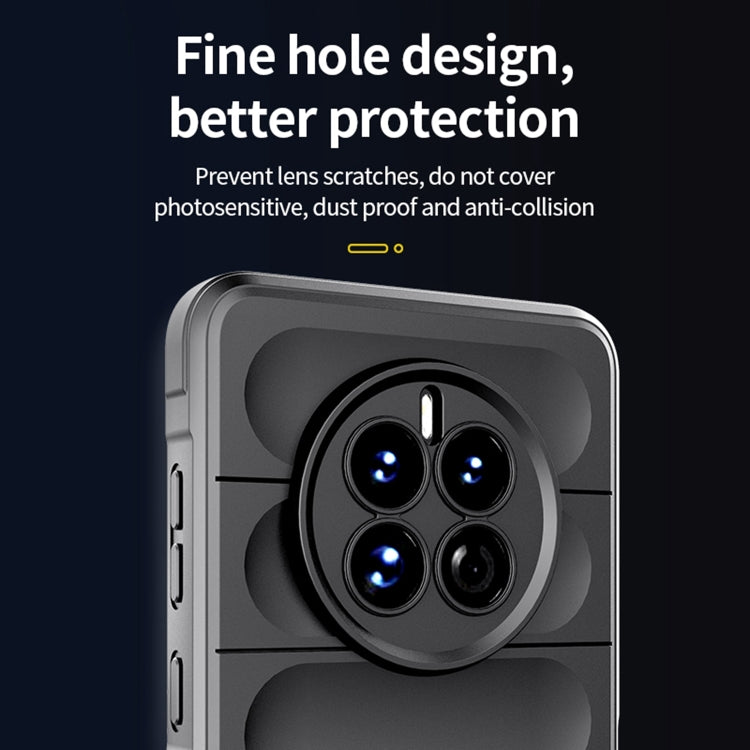 For Huawei Mate 50 Magic Shield TPU + Flannel Phone Case(White)