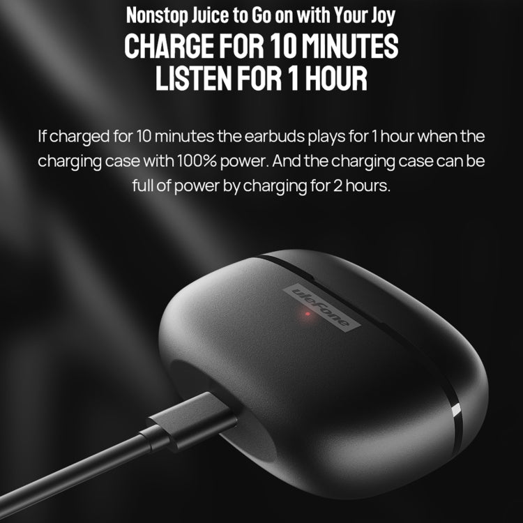 Original Ulefone Buds TWS True Wireless Bluetooth Earphone(Black)
