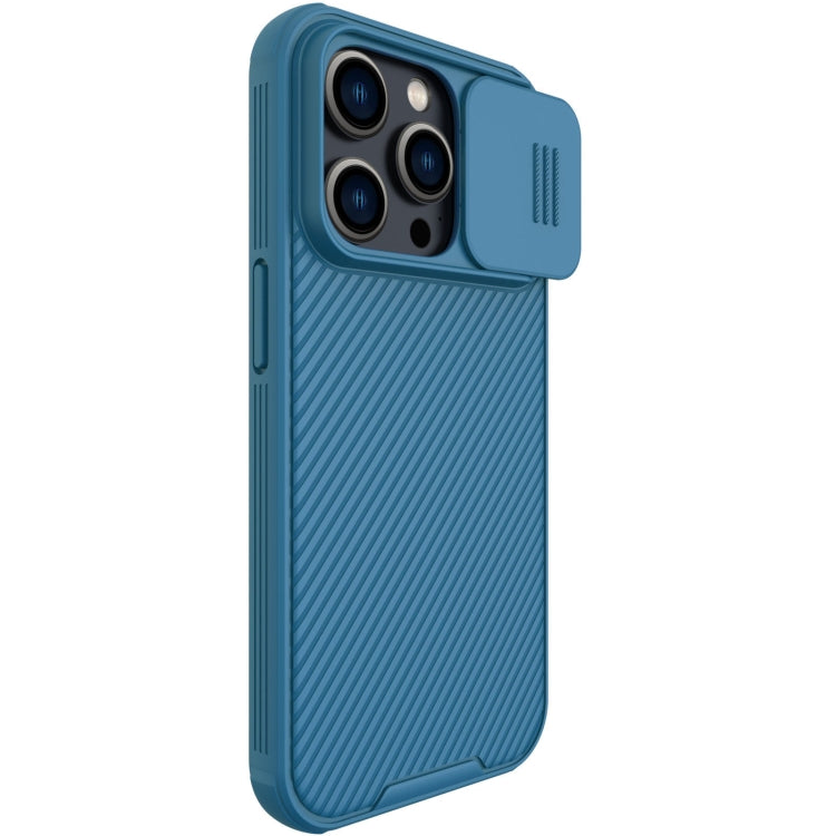 For iPhone 14 Pro Max NILLKIN CamShield Pro Magnetic Magsafe Case(Blue)