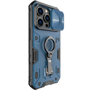 For iPhone 14 Pro NILLKIN CamShield Armor Pro Magnetic Phone Case(Blue)
