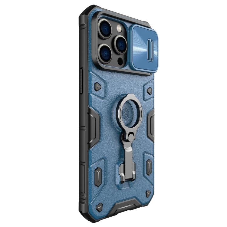 For iPhone 14 Pro Max NILLKIN Shockproof CamShield Armor Protective Case(Blue)
