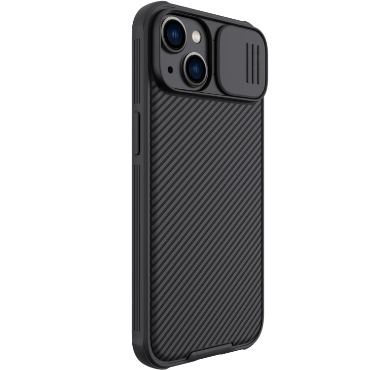 For iPhone 14 NILLKIN CamShield Pro Protective Phone Case(Black)