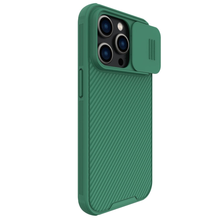 For iPhone 14 Pro NILLKIN CamShield Pro Protective Phone Case(Green)