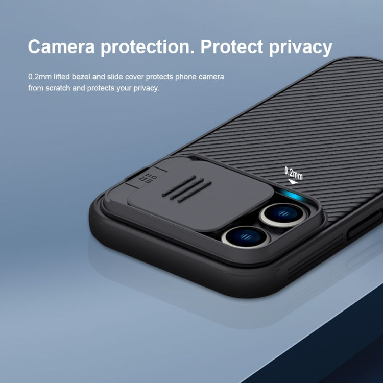For iPhone 14 Pro NILLKIN CamShield Pro Protective Phone Case(Green)