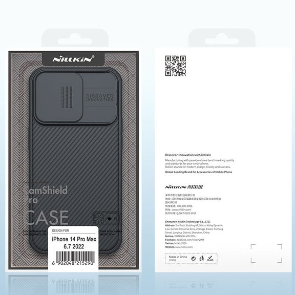 For iPhone 14 Pro NILLKIN CamShield Pro Protective Phone Case(Green)