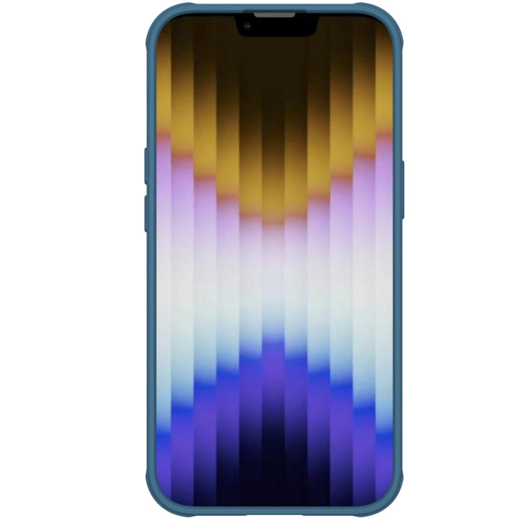 For iPhone 14 Plus  NILLKIN CamShield Pro Protective Phone Case(Blue)