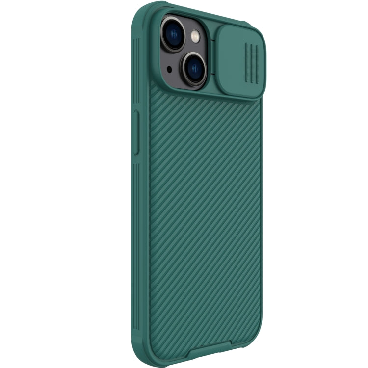 For iPhone 14 Plus  NILLKIN CamShield Pro Protective Phone Case(Green)