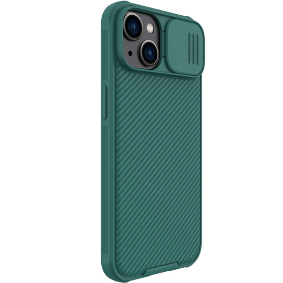 For iPhone 14 Plus  NILLKIN CamShield Pro Protective Phone Case(Green)