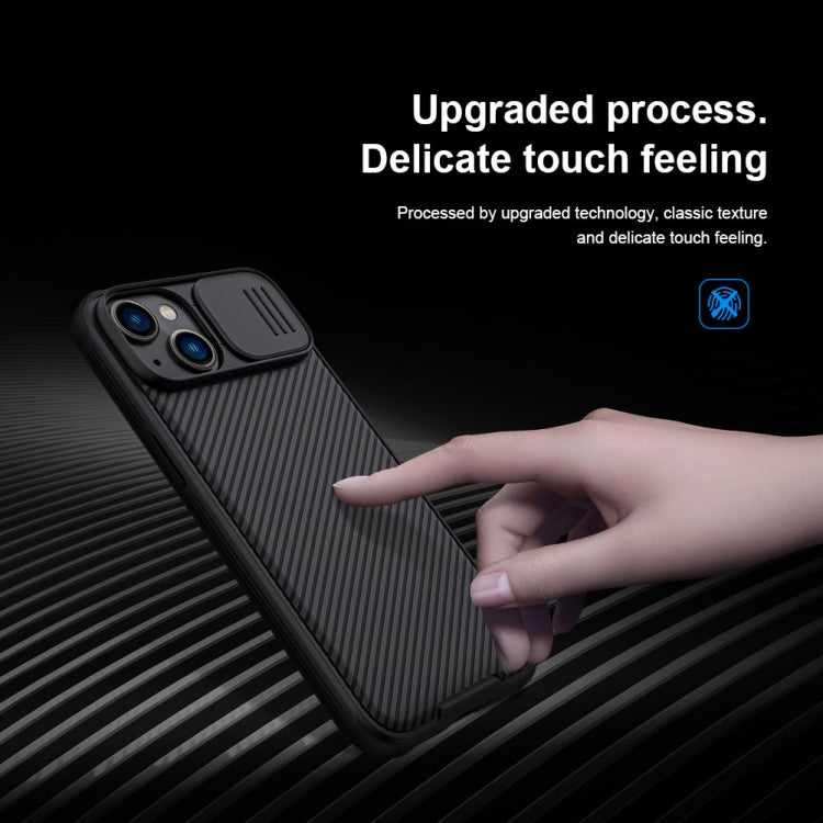 For iPhone 14 Plus  NILLKIN CamShield Pro Protective Phone Case(Black)