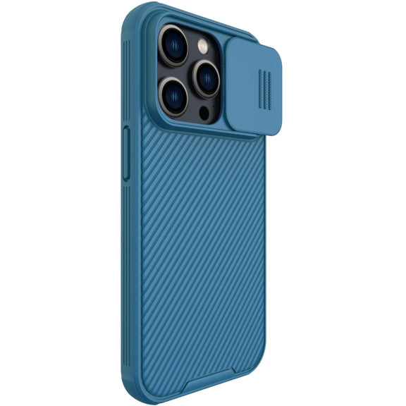 For iPhone 14 Pro Max NILLKIN CamShield Pro Protective Phone Case(Blue)