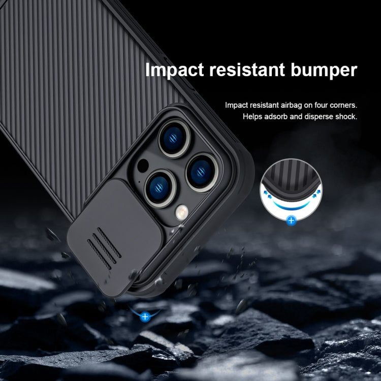 For iPhone 14 Pro Max NILLKIN CamShield Pro Protective Phone Case(Blue)