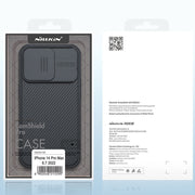 For iPhone 14 Pro Max NILLKIN CamShield Pro Protective Phone Case(Blue)