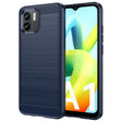 For Xiaomi Redmi A1 Brushed Texture Carbon Fiber TPU Phone Case(Blue) - free shipping - PMC TechLife - Order now!