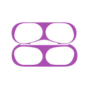 For Apple AirPods Pro 2 Wireless Earphone Protective Case Metal Sticker(Purple)