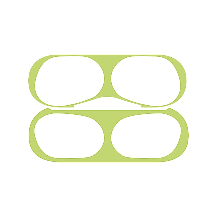 For Apple AirPods Pro 2 Wireless Earphone Protective Case Metal Sticker(Green)
