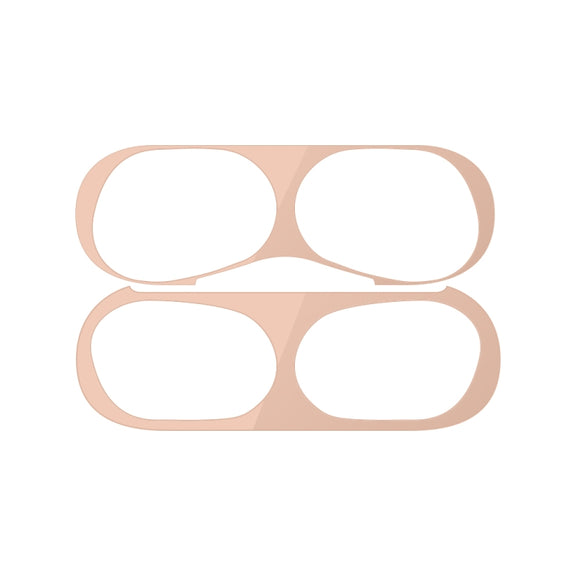 For Apple AirPods Pro 2 Wireless Earphone Protective Case Metal Sticker(Flesh Color)