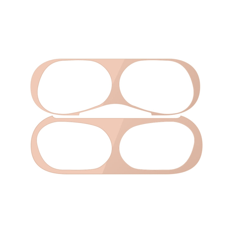 For Apple AirPods Pro 2 Wireless Earphone Protective Case Metal Sticker(Flesh Color)