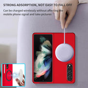 For Samsung Galaxy Z Fold4 Magsafe Magnetic Folding PC Phone Case(Red)