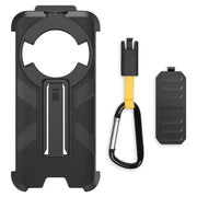 For Ulefone Power Armor 16 Pro / Power Armor 16S Ulefone Back Clip Phone Case with Carabiner(Black)