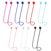 For AirPods Pro 2 Bluetooth Headset Anti-lost Rope Magnetic Silicone Lanyard(White)