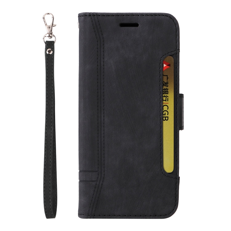For OPPO Reno 7Z 5G BETOPNICE Dual-side Buckle Leather Phone Case(Black)