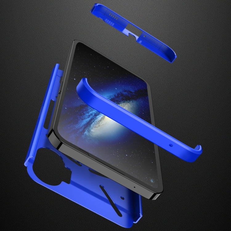 For Nothing Phone 1 GKK Three Stage Splicing Full Coverage PC Phone Case(Blue)