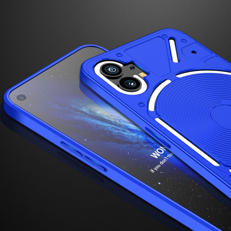 For Nothing Phone 1 GKK Three Stage Splicing Full Coverage PC Phone Case(Blue)