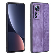 For Xiaomi 12 Pro / 12S Pro AZNS 3D Embossed Skin Feel Phone Case(Purple)