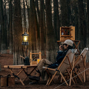 Portable Retro Hanging Lamp Lantern Camping Tent Light, Type:USB Charging(Red)