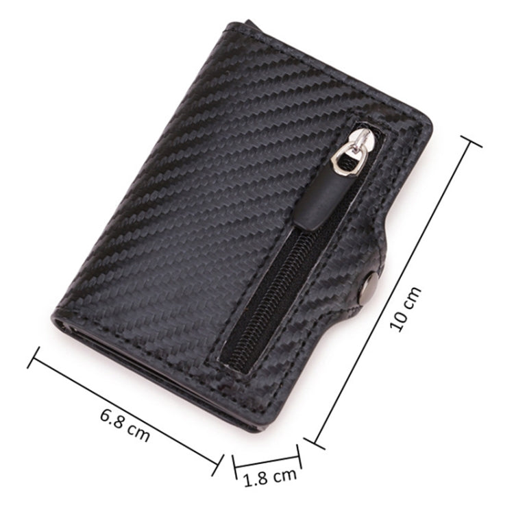C1911H9 RFID Multi-card PU Leather Metal Card Package(Gold)