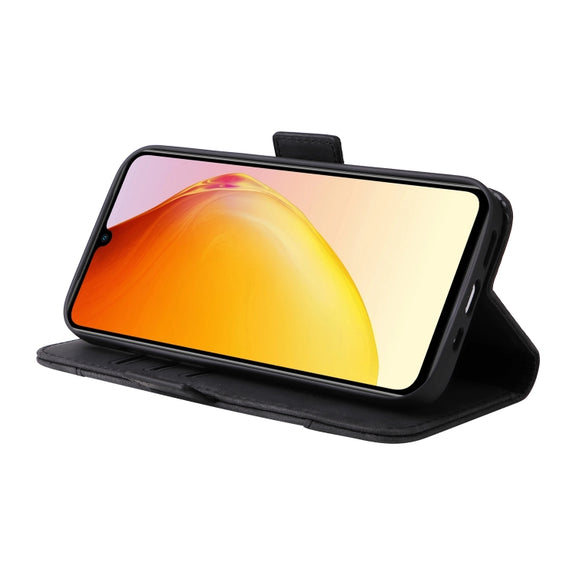 For vivo V25 / V25e 4G Global BETOPNICE Dual-side Buckle Leather Phone Case(Black)