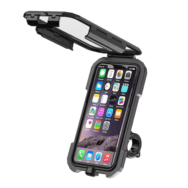 Kewig M18S-A1 Motorcycle / Bicycle Handlebar Wireless Charging Water-resistant Box Mobile Phone Holder