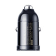 ROCK C13-F H18 Mini Portable Dual Port USB + USB-C / Type-C Car Fast Charger - free shipping - PMC TechLife - Order now!