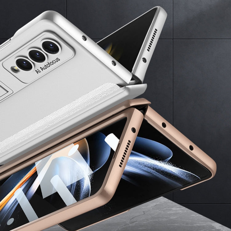 For Samsung Galaxy Z Fold4 GKK Integrated Magnetic Hinge Folding Phone Case(Grey)