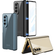 For Samsung Galaxy Z Fold4 GKK Integrated Magnetic Hinged Phantom Phone Case(Black)