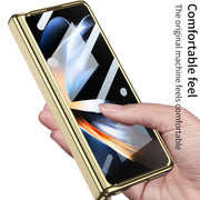 For Samsung Galaxy Z Fold4 GKK Integrated Magnetic Hinged Phantom Phone Case(Black)