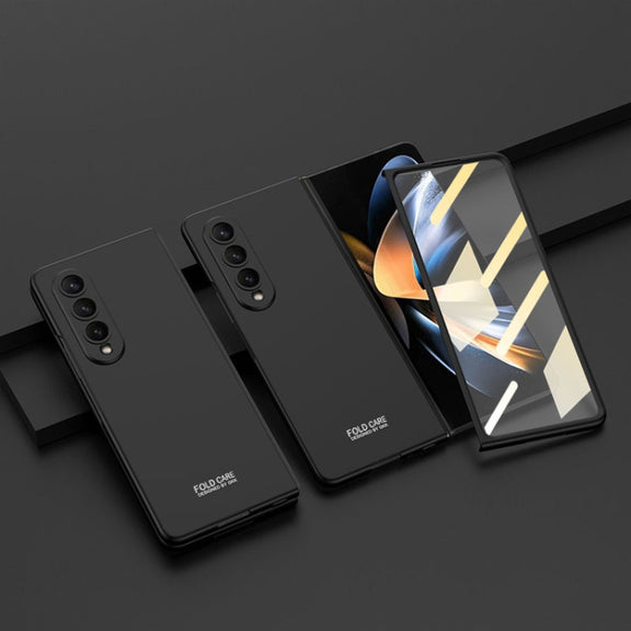 For Samsung Galaxy Z Fold4 GKK Integrated Ultra-thin Full Coverage Phone Flip Case(Black)