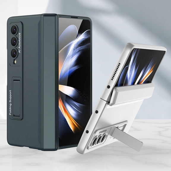 For Samsung Galaxy Z Fold4 GKK Magnetic Hinged Folding Full Phone Case(Deep Sea Green)