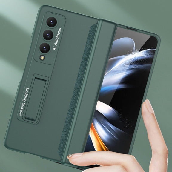 For Samsung Galaxy Z Fold4 GKK Magnetic Hinged Folding Full Phone Case(Grey)