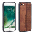 For iPhone SE 2022 / SE 2020 / 8 / 7 AZNS 3D Embossed Skin Feel Phone Case(Brown) - free shipping - PMC TechLife - Order now!