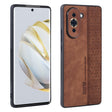 For Huawei nova 10 AZNS 3D Embossed Skin Feel Phone Case(Brown) - free shipping - PMC TechLife - Order now!