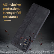 For Huawei nova 10 AZNS 3D Embossed Skin Feel Phone Case(Brown)