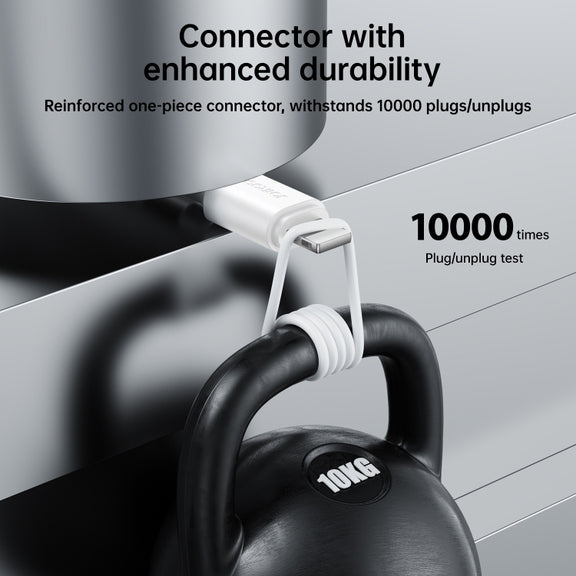 JOYROOM S-UL012A9 2.4A USB to 8 Pin Fast Charging Data Cable, Length:1m(Black)