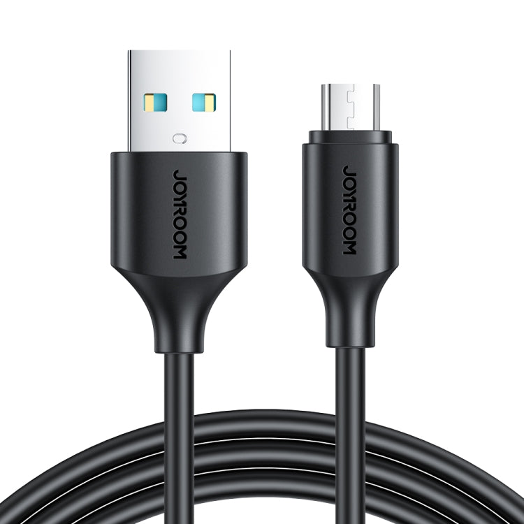 JOYROOM S-UM018A9 2.4A USB to Micro USB Fast Charging Data Cable, Length:1m(Black)