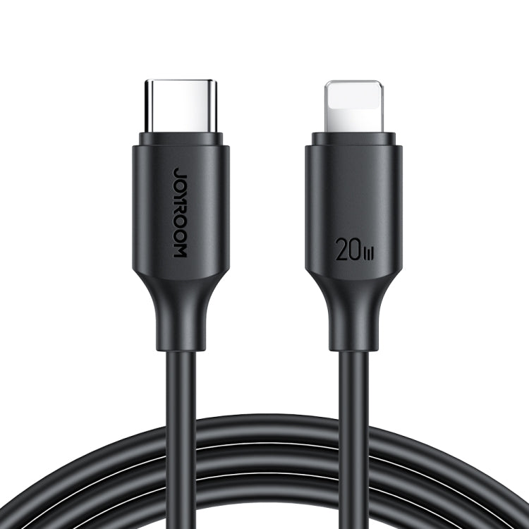 JOYROOM S-CL020A9 20W USB-C/Type-C to 8 Pin Fast Charging Data Cable, Length:1m(Black)