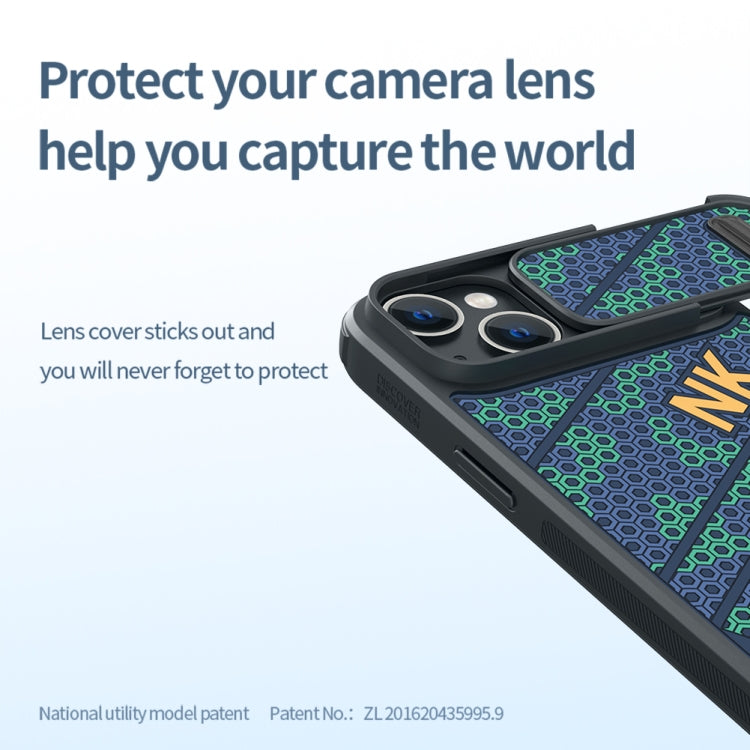 For iPhone 14 Plus NILLKIN 3D Lens Sliding Camera Phone Case