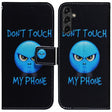 For Samsung Galaxy A14 5G Coloured Drawing Horizontal Flip Leather Phone Case(Anger) - free shipping - PMC TechLife - Order now!