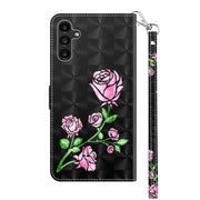 For Samsung Galaxy A14 5G 3D Painted Leather Phone Case(Rose)