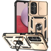 For Samsung Galaxy A14 5G Sliding Camshield Holder Phone Case(Gold)